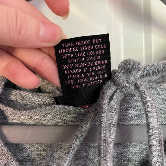 🛑 large Blessed sequin gray hoodie - Picture 8 of 10